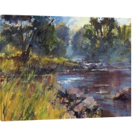 Posters Obraz na plátně Chris Forsey - Rocky River, (80 x 60 cm)