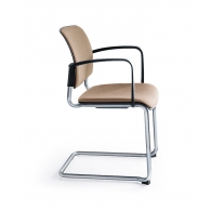 Bit čalouněná židle s metalickou konstrukcí