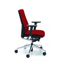 One kancelářská židle červená