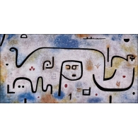 Posters Obraz, Reprodukce - Klee - Insula Dulcanara, (100 x 50 cm)