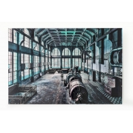 Obraz ve skle Factory Hall 100x150cm