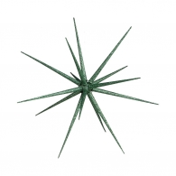 HALE BOPP Vánoční hvězda 35 cm - zelená