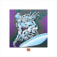Posters Obraz, Reprodukce - Silver Surfer - Marvel Comics, (40 x 40 cm)