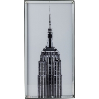 Obraz se zrcadlovým rámem Empire State Building 125×86 cm