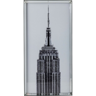 Obraz se zrcadlovým rámem Empire State Building 125×86 cm