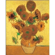 Posters Obraz, Reprodukce - Slunečnice, 1888, Vincent van Gogh, (90 x 120 cm)