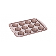 TESCOMA forma 12 muffinů DELÍCIA GOLD 39x28 cm