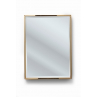 Zrcadlo Dolly - zlaté 75×55 cm