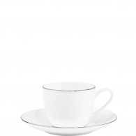 SILVER LINING Šálek na espresso s podšálkem