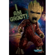 Posters Plakát, Obraz - Strážci Galaxie Vol. 2 - Angry Groot, (61 x 91,5 cm)
