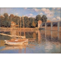 Posters Reprodukce Claude Monet - Most v Argenteuil , (80 x 60 cm)