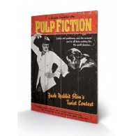Posters Obraz na dřevě - Pulp Fiction: Historky z podsvětí - Twist Contest, (40 x 59 cm)