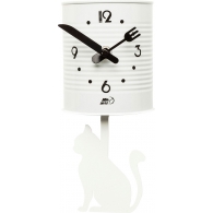 Nástěnné hodiny Tin Cat