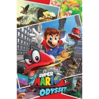 Posters Plakát, Obraz - Super Mario Odyssey - Collage, (61 x 91,5 cm)