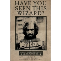 Posters Plakát, Obraz - Harry Potter - Wanted Sirius Black, (61 x 91,5 cm)
