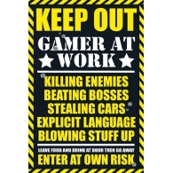 Posters Plakát, Obraz - Gaming - keep out, (61 x 91,5 cm)