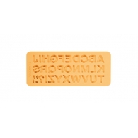 Tescoma silikonové formičky DELÍCIA DECO, abeceda, žlutá