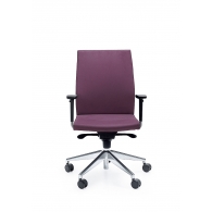 Active kancelářská židle s nízkým opěrákem