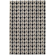 Rombe koberec v odstínech šedé a modré