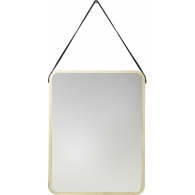 Zrcadlo Salute obdelníkové zlaté 52x40cm
