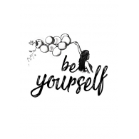 Posters Umělecké fotografie Be yourself - White