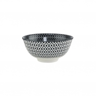 ORNAMENTS Porcelánová miska 240 ml - černá