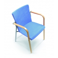 Kala židle v modré látce