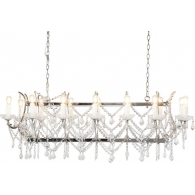 Závěsná lampa Ckloboukeau Crystal chrom