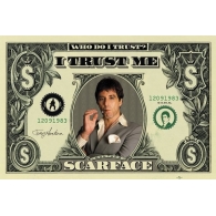 Posters Plakát, Obraz - SCARFACE - dollar, (91,5 x 61 cm)