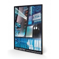 Posters Obraz na dřevě - Doctor Who - Tardis Industries