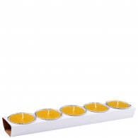 MINI CUP Svíčky s citronelou, 5 ks