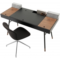 Cupertino stůl v černé barvě