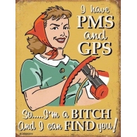 Posters Plechová cedule Schonberg - PMS & GPS, (31,8 x 40,6 cm)