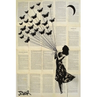 Posters Plakát, Obraz - Loui Jover - Butterflying, (61 x 91,5 cm)