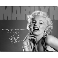 Posters Plechová cedule MARILYN MONROE - definately, (41 x 32 cm)