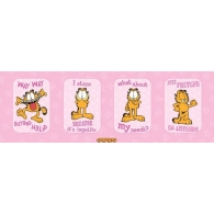 Posters Plakát, Obraz - GARFIELD - pink, (91 x 30 cm)