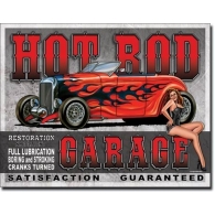 Posters Plechová cedule LEGENDS - hot rod garage, (41 x 32 cm)