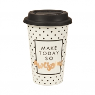 COFFEE DELUXE Cestovní hrnek na kávu "Go Awesome"