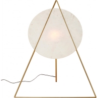 Stojací lampa Triangle Marble White