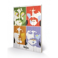 Posters Obraz na dřevě - The Beatles - Sea of Science, (40 x 59 cm)