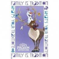 Posters Plakát, Obraz - Olaf Frozen Adventure Olaf & Sven, (61 x 91,5 cm)