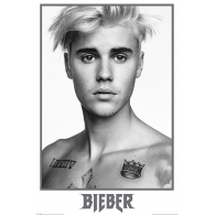 Posters Plakát, Obraz - Justin Bieber - Bieber Black and White, (61 x 91,5 cm)