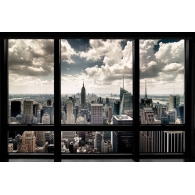 Posters Plakát, Obraz - New York - window, (91,5 x 61 cm)