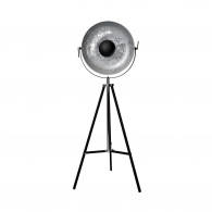 SATELLIGHT Stojací lampa 60 cm - černá/stříbrná