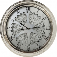 Wallclock Gear Silver