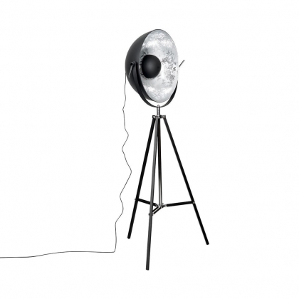 SATELLIGHT Stojací lampa 60 cm - černá/stříbrná-4