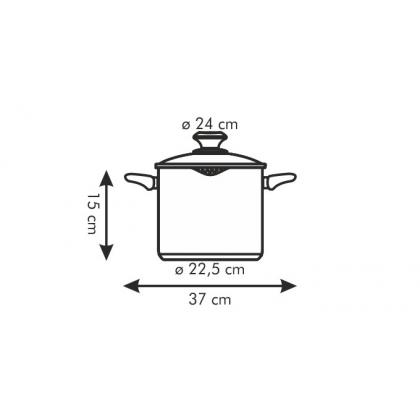 TESCOMA hrnec PRESTO s nálevkou a poklicí ø 24 cm, 6.0 l-2