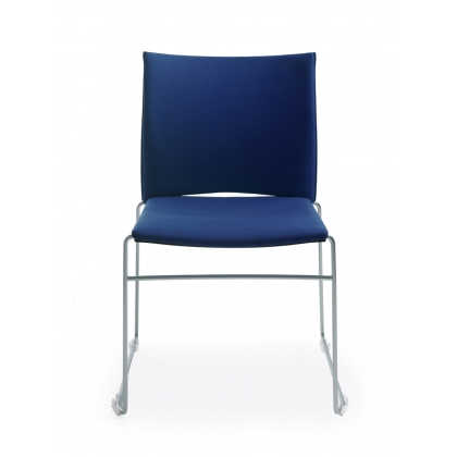 Ariz čalouněná židle v modré látce