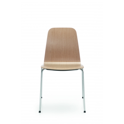 Com konferenční židle světlé dřevo-2