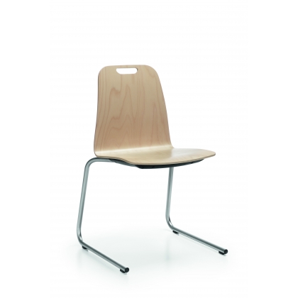 Com židle - světlé dřevo-2
